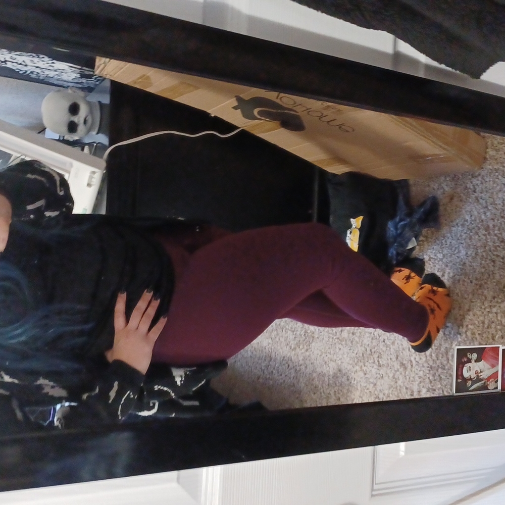 PINK Maroon Leggings